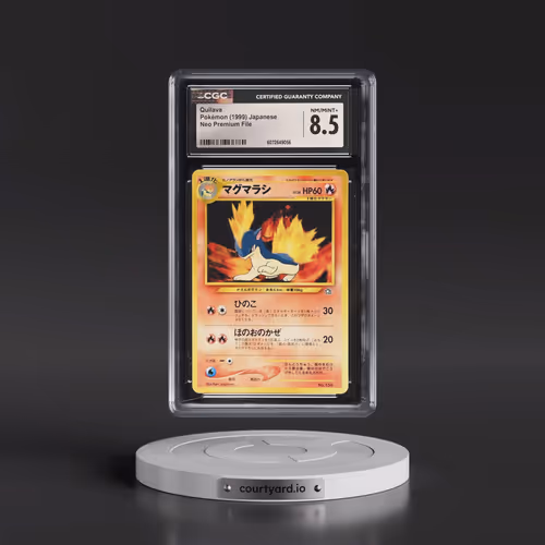 1999 Neo Premium File Quilava - No Rarity (CGC 8.5 NM-MT+)