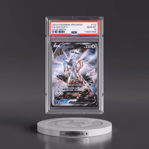 2022 Pokémon Sword & Shield Star Birth #112 Arceus V - Holo Full Art (PSA 10 GEM MINT)
