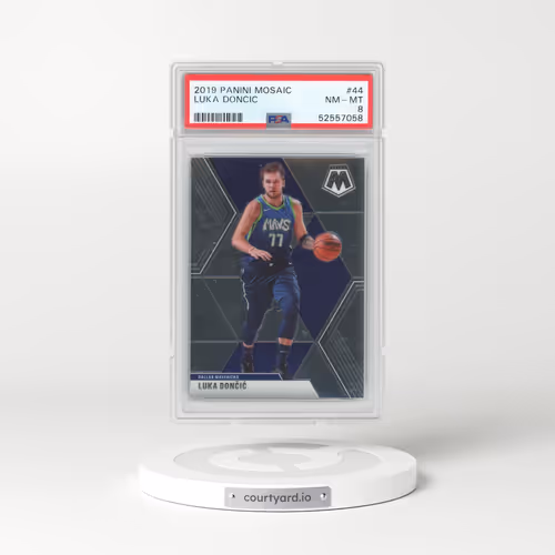 2019 Panini Mosaic #44 Luka Doncic (PSA 8 NM-MT)