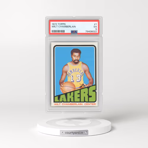 1972 Topps #1 Wilt Chamberlain (PSA 5 EX)