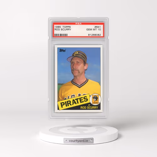 1985 Topps #641 Rod Scurry (PSA 10 GEM MINT)