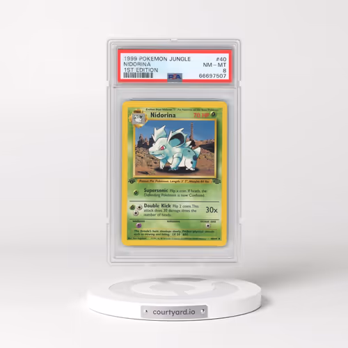 1999 Pokémon Jungle #40 Nidorina - 1st Edition (PSA 8 NM-MT)