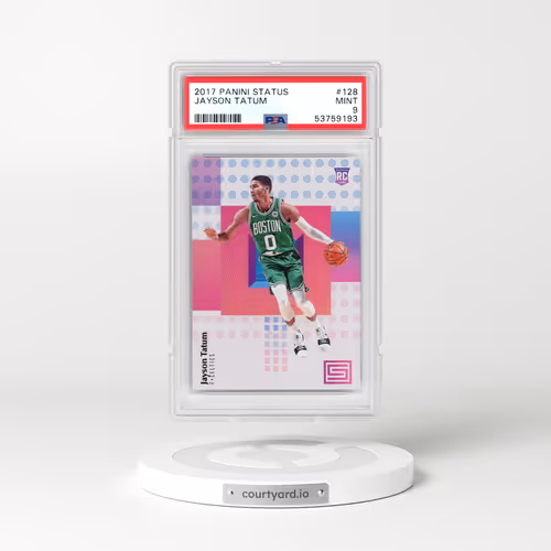 2017 Panini Status #128 Jayson Tatum (PSA 9 MINT)
