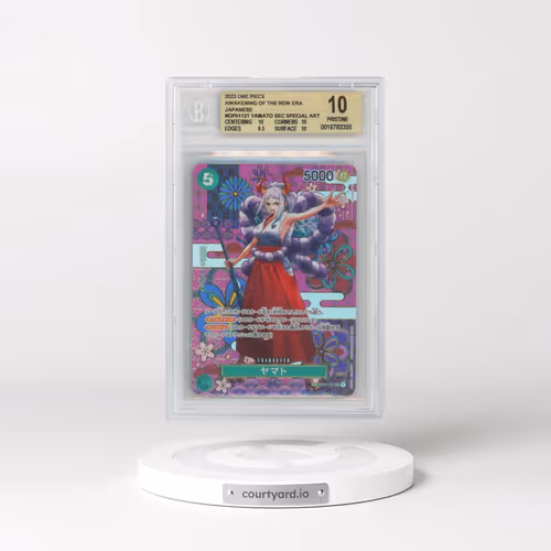 2023 One Piece Card Game Awakening of the New Era Japanese #OP01121 Yamato ALT ART SP (BGS 10 PRISTI