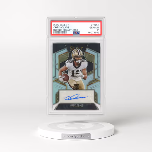 2022 Panini Select Rookie Signatures #RSCO Chris Olave (PSA 10 GEM MINT)