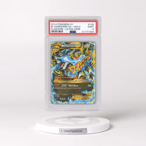 2014 Pokémon XY Flashfire #108 M Charizard EX - Holo Ultra Rare (PSA 9 MINT)