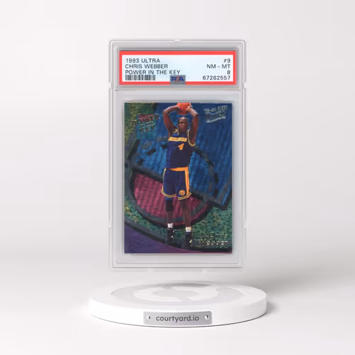 1993 Ultra Power in the Key #9 Chris Webber (PSA 8 NM-MT)