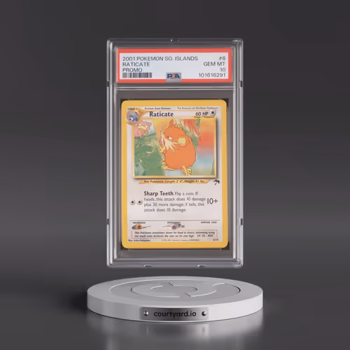 2001 Pokémon Southern Islands Promo #6 Raticate (PSA 10 GEM MINT)