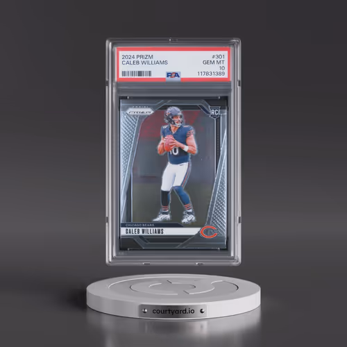 2024 Panini Prizm #301 Caleb Williams (PSA 10 GEM MINT)