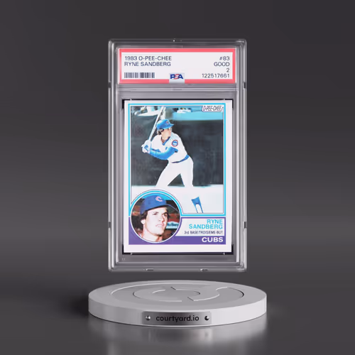 1983 O-Pee-Chee #83 Ryne Sandberg (PSA 2 GOOD)