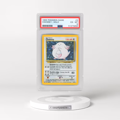 1999 Pokémon Game #3 Chansey - Holo (PSA 6 EX-MT)