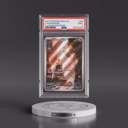 2023 Pokémon Mew EN-151 #168 Charmander - Illustration Rare (PSA 9 MINT)