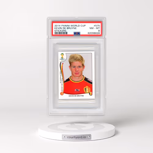 2014 Panini World Cup Stickers #575 Kevin de Bruyne (PSA 8 NM-MT)