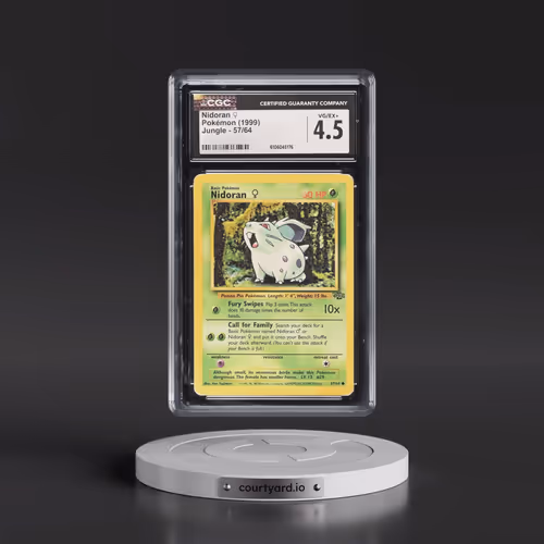 1999 Jungle #57/64 Nidoran â?? (CGC 4.5 VG-EX+)