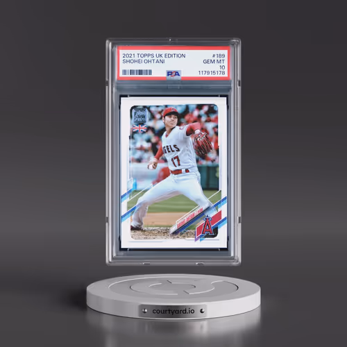 2021 Topps UK Edition #189 Shohei Ohtani (PSA 10 GEM MINT)