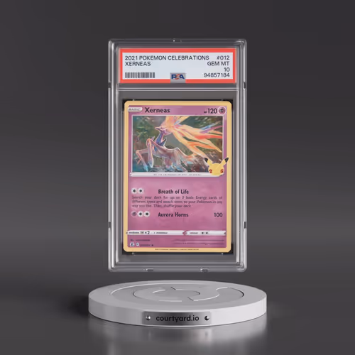 2021 Pokémon Celebrations #012 Xerneas (PSA 10 GEM MINT)