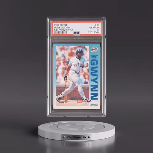 1992 Fleer 7-Eleven/Citgo #10 Tony Gwynn (PSA 10 GEM MINT)