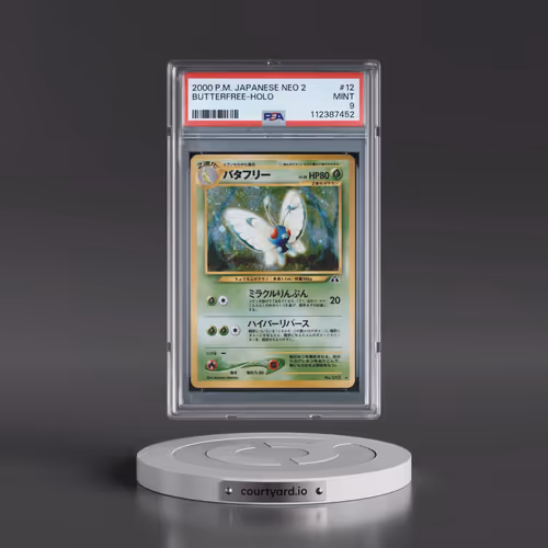 2000 Pokémon Neo 2 #12 Butterfree - Holo (PSA 9 MINT)