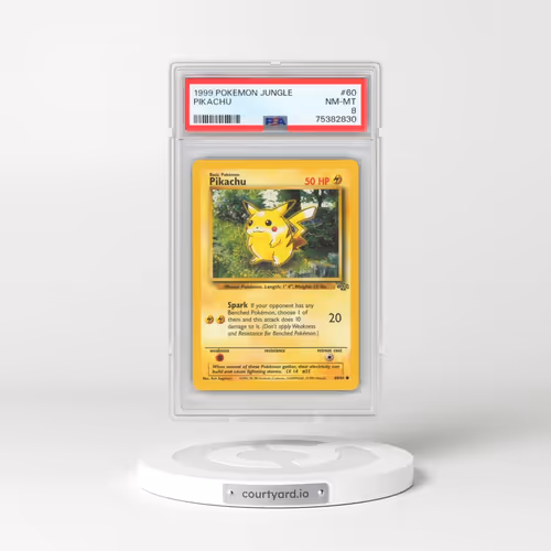 1999 Pokémon Jungle #60 Pikachu (PSA 8 NM-MT)
