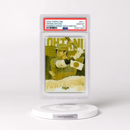 2020 Topps Fire Power and Pride #PP-1 Shohei Ohtani - Gold Minted (PSA 10 GEM MINT)