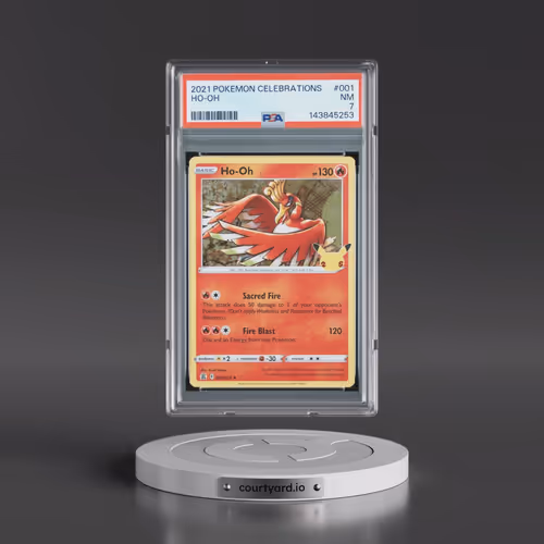 2021 Pokémon Celebrations #001 HO-Oh (PSA 7 NM)
