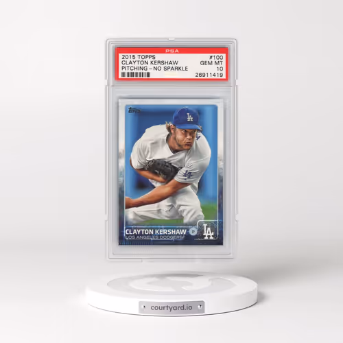 2015 Topps #100 Clayton Kershaw (PSA 10 GEM MINT)