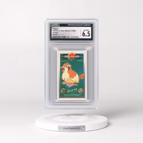 1998 Pokémon Kaku Menko (1998 Amada) - Japanese Pidgey - Small (45MM x 74MM) (CGC 6.5 EX-NM+)