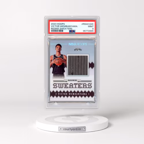 2023 Panini NBA Hoops Rookie Sweaters #RSWVWE Victor Wembanyama (PSA 9 MINT)