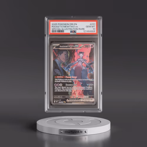 2025 Pokémon Dri EN-Destined Rivals #231 Team Rocket's Mewtwo EX - Holo Special Illustration Rare (P
