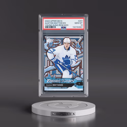 2024 Upper Deck Young Guns Renewed #201 Auston Matthews (PSA 10 GEM MINT)