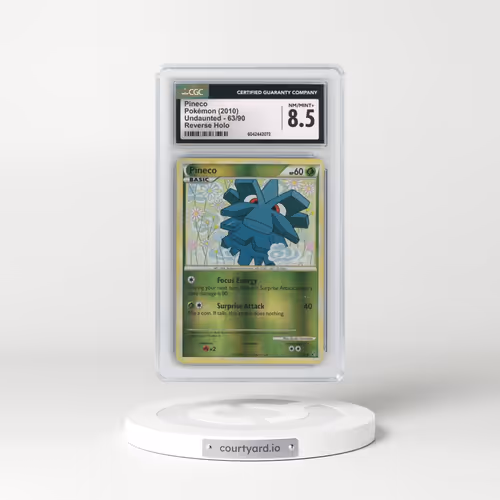 2010 Undaunted #63/90 Pineco - Reverse Holo (CGC 8.5 NM-MT+)