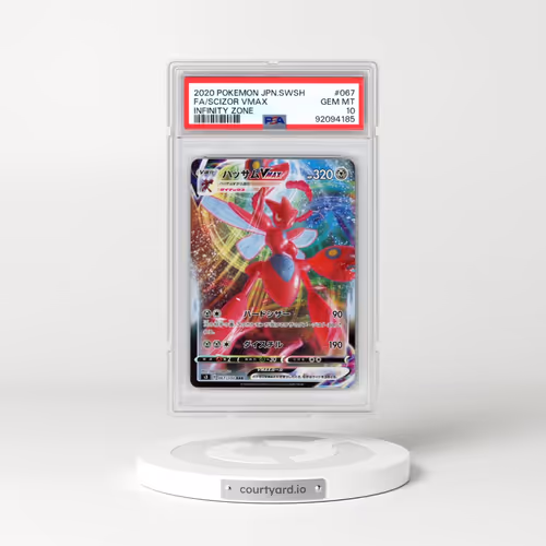 2020 Pokémon Sword & Shield Infinity Zone #067 Scizor Vmax - Full Art (PSA 10 GEM MINT)