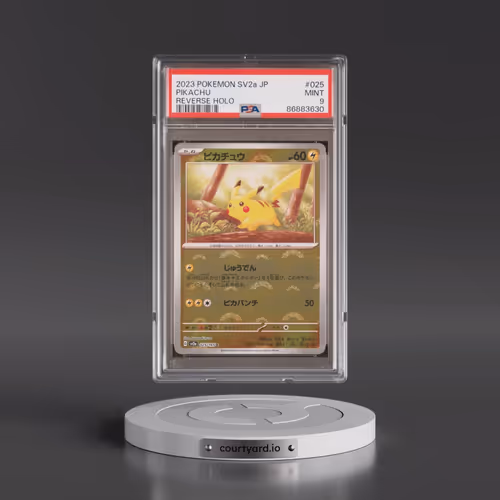 2023 Pokémon Sv2a-Pokemon 151 #025 Pikachu - Reverse Holo (PSA 9 MINT)