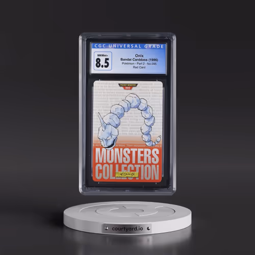 1996 (Monsters Collection) Part 2 #095 Onix - Red Card (CGC 8.5 NM-MT+)