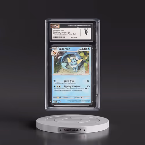 2023 Black Star Promos - Scarlet & Violet SVP EN #168 Vaporeon - Prismatic Evolutions Poster Collect