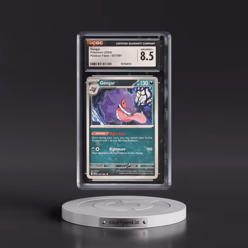 2024 Paldean Fates - PAF EN #057/091 Gengar (CGC 8.5 NM-MT+)