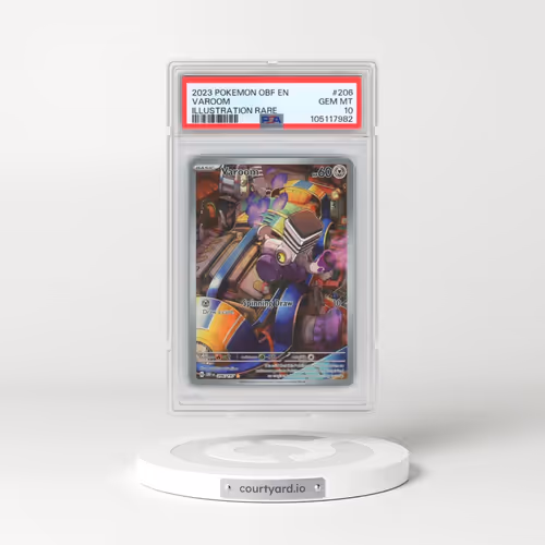 2023 Pokémon Obf EN-Obsidian Flames #206 Varoom - Illustration Rare (PSA 10 GEM MINT)