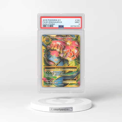 2016 Pokémon XY Evolutions #100 M Venusaur EX - Holo Full Art (PSA 9 MINT)