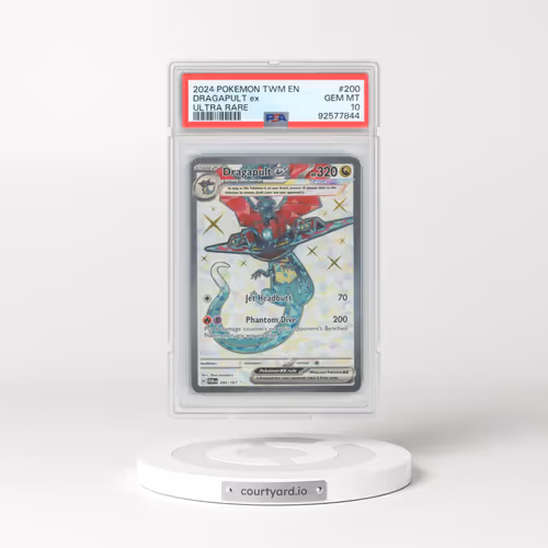 2024 Pokémon Twm EN-Twilight Masquerade #200 Dragapult EX - Holo Ultra Rare (PSA 10 GEM MINT)