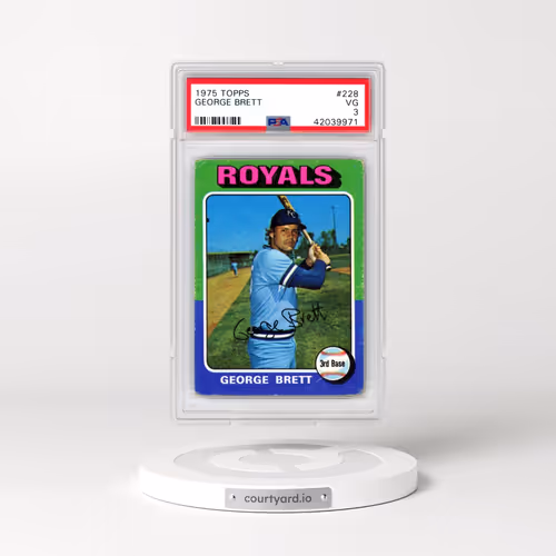 1975 Topps #228 George Brett (PSA 3 VG)