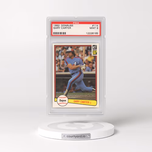 1982 Donruss #114 Gary Carter (PSA 9 MINT)