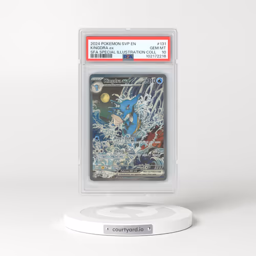 2024 Pokémon Svp EN-SV Black Star Promo #131 Kingdra EX - Holo Shrouded Fable Special Illustration Collection (PSA 10 GEM MINT)