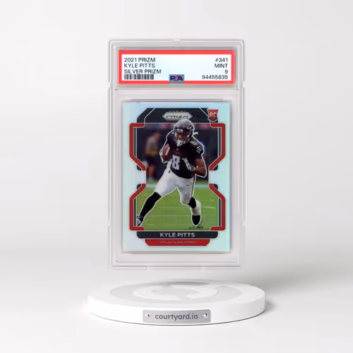 2021 Panini Prizm #341 Kyle Pitts - Silver Prizm (PSA 9 MINT)