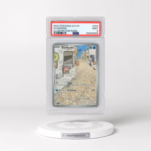 2023 Pokémon Svi EN-Scarlet & Violet #204 Slowpoke - Illustration Rare (PSA 9 MINT)