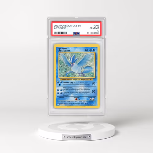 2023 Pokémon Clb-Trading Card Game Classic Blastoise & Suicune EX Deck #009 Articuno (PSA 10 GEM MINT)