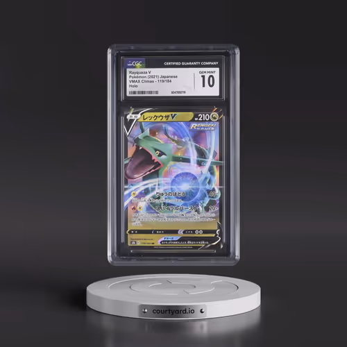 2021 VMAX Climax #119/184 Rayquaza V - Holo (CGC 10 GEM MINT)