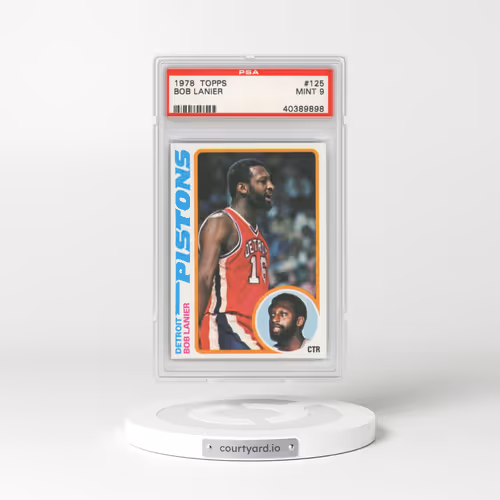 1978 Topps #125 Bob Lanier (PSA 9 MINT)