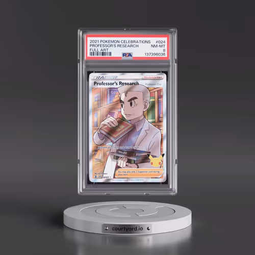 2021 Pokémon Celebrations #024 Professor's Research - Full Art (PSA 8 NM-MT)