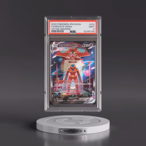 2022 Pokémon Sword & Shield Vstar Universe #222 Deoxys Vmax - Full Art (PSA 9 MINT)