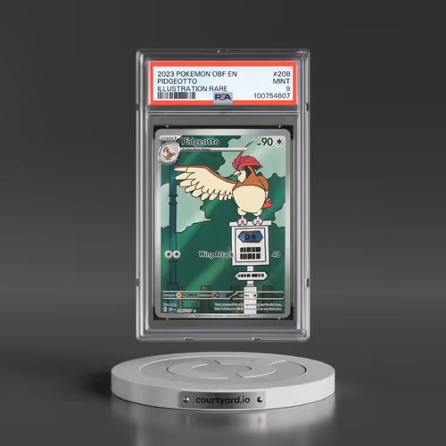2023 Pokémon Obf EN-Obsidian Flames #208 Pidgeotto - Illustration Rare (PSA 9 MINT)